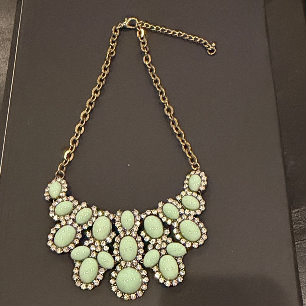 Mint Green Statement Necklace (Bundle jewelry & make an offer!)